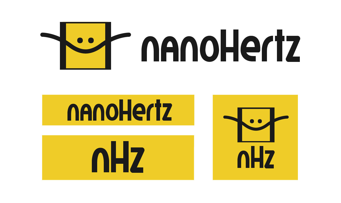 Nanohertz logo variations.